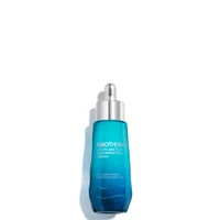 A 50ml bottle of Biotherm Life Plankton Regenerating Serum, featuring a blue glass container with a silver dropper cap, centered against a plain white background.