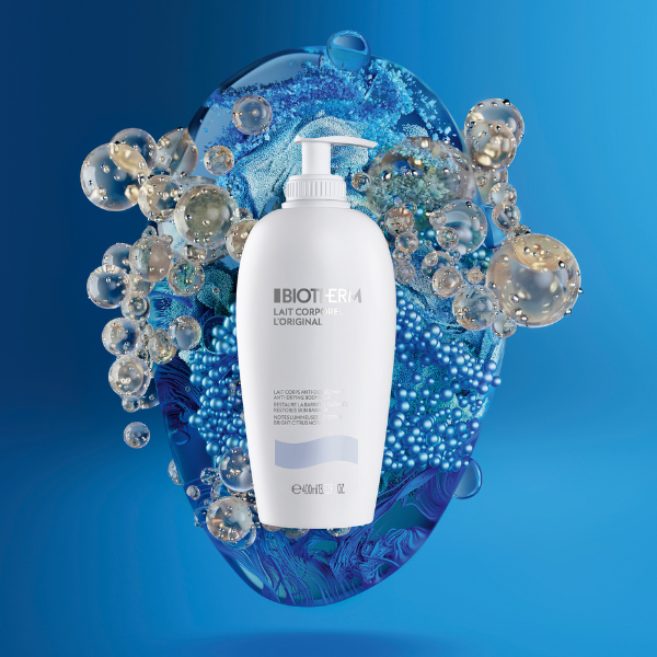 showing lait coporel in blue background image.