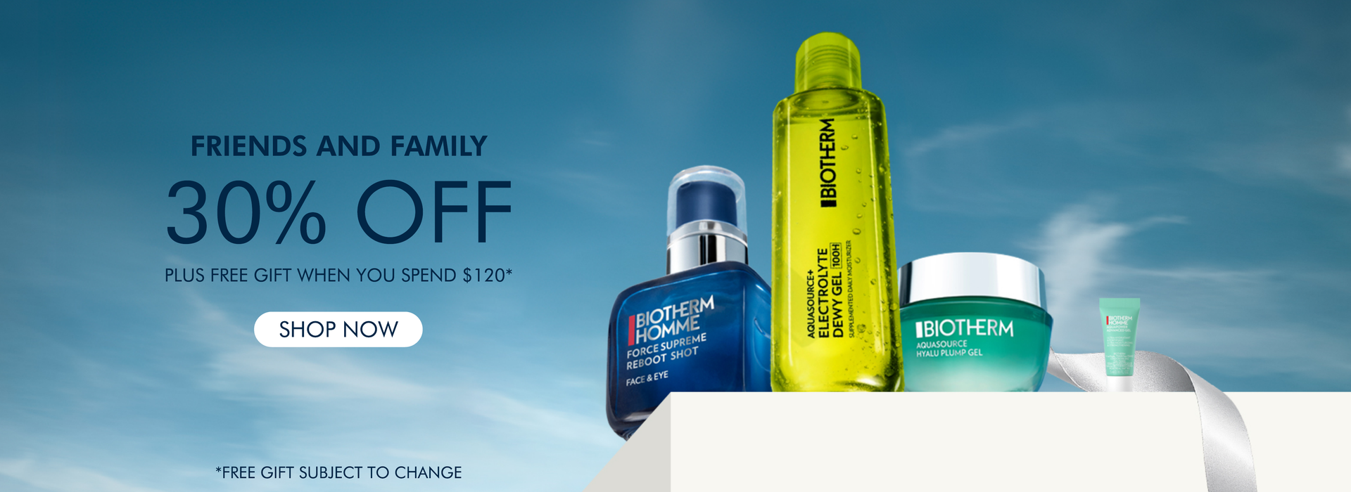 friends and family - 30% off everything. shop now.