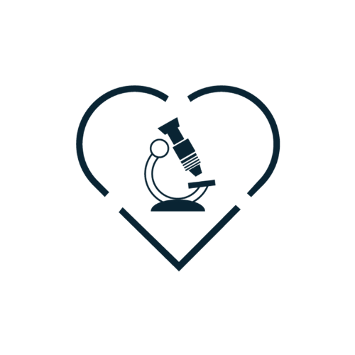 alt="Illustration of a microscope inside a heart outline, representing Biotherm's science-driven commitment to developing more renewable and natural ingredients through Blue Biotech expertise."